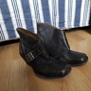 John Fluevog biker ankle boots